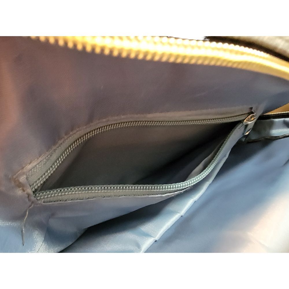 Canvas Grey 15.6" Laptop Backpack USB Charging Port - British Vintage Style - Picture 8 of 15